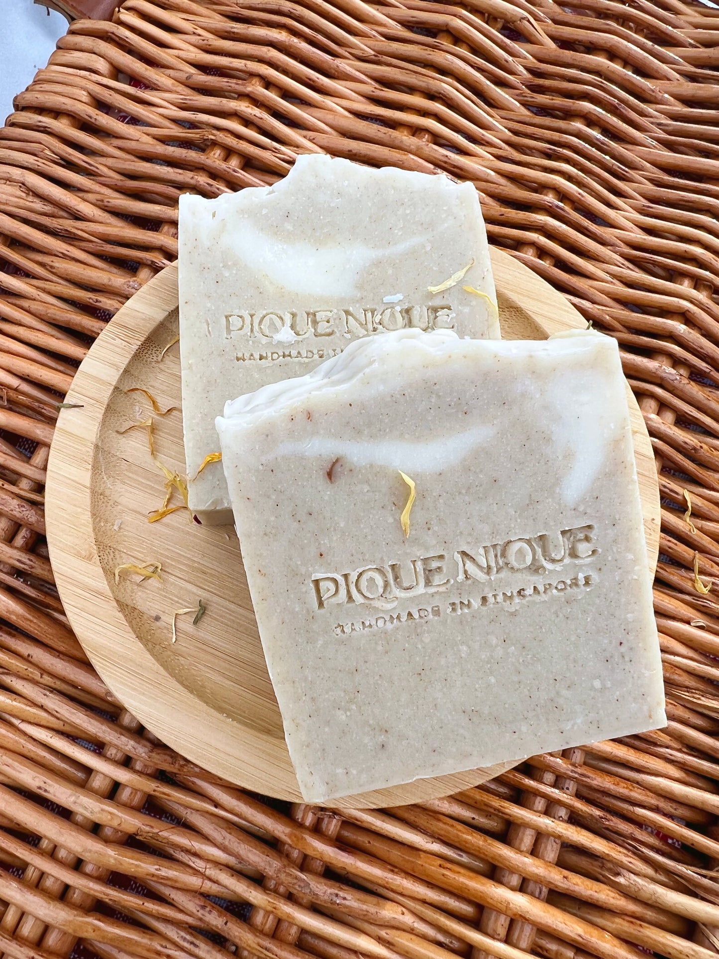 Moringa Orchard Artisanal Soap Bar - Premium Soap from PIQUE NIQUE - Discover natural formulations for bath and body at www.piqueniquesg.com.