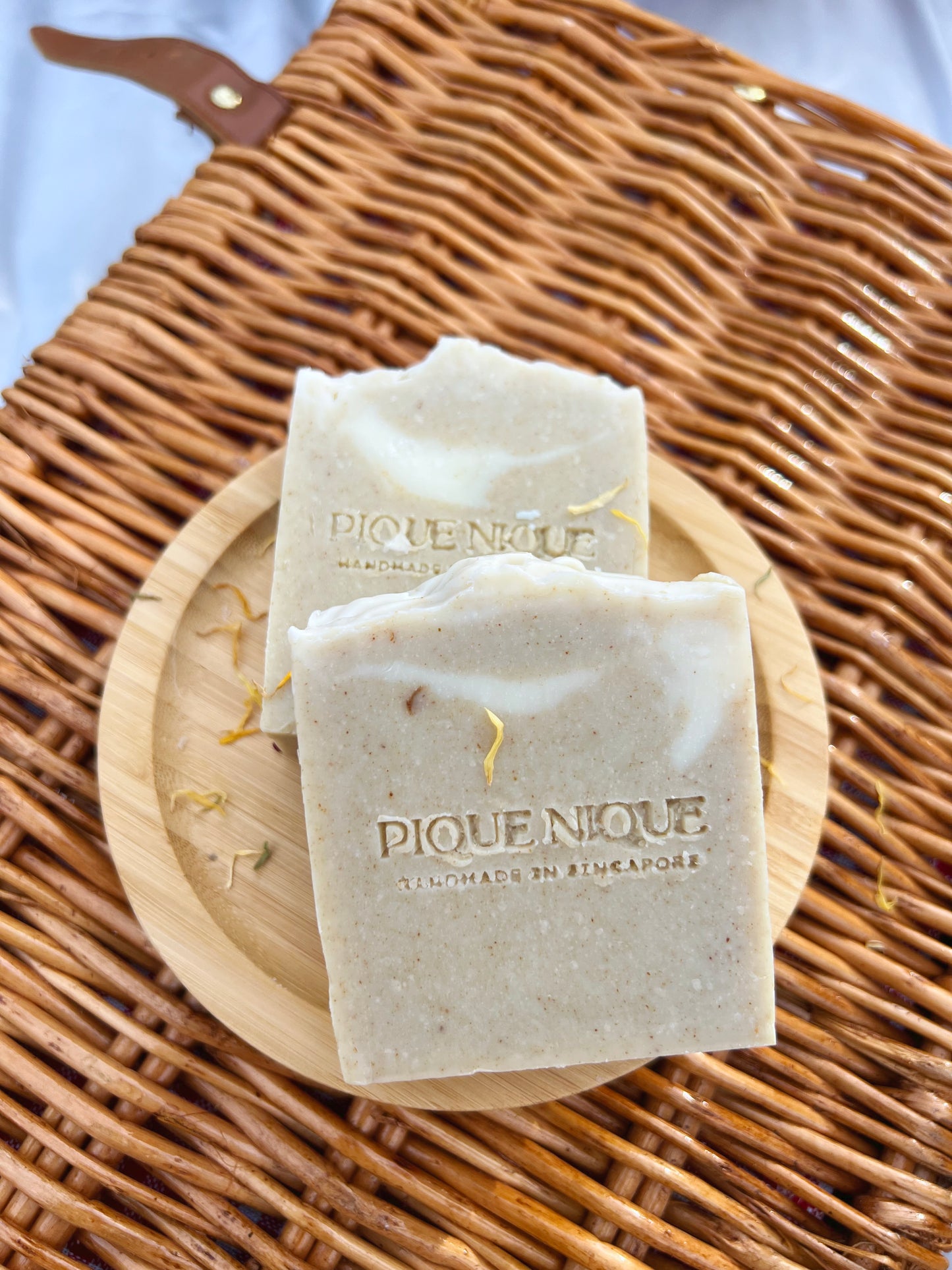 Moringa Orchard Artisanal Soap Bar - Premium Soap from PIQUE NIQUE - Discover natural formulations for bath and body at www.piqueniquesg.com.