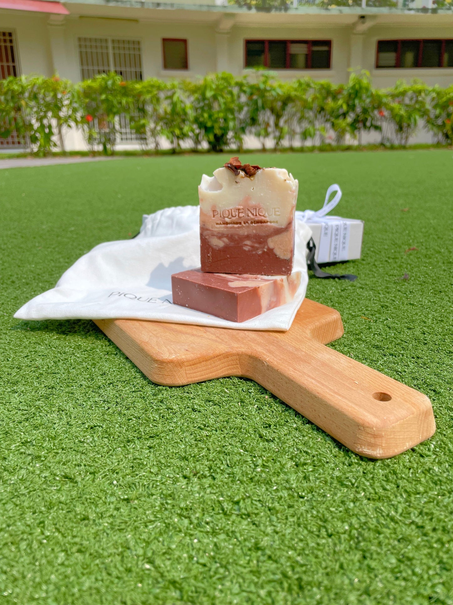 Romantic Rose Artisanal Soap Bar - Premium Soap from PIQUE NIQUE - Discover natural formulations for bath and body at www.piqueniquesg.com.