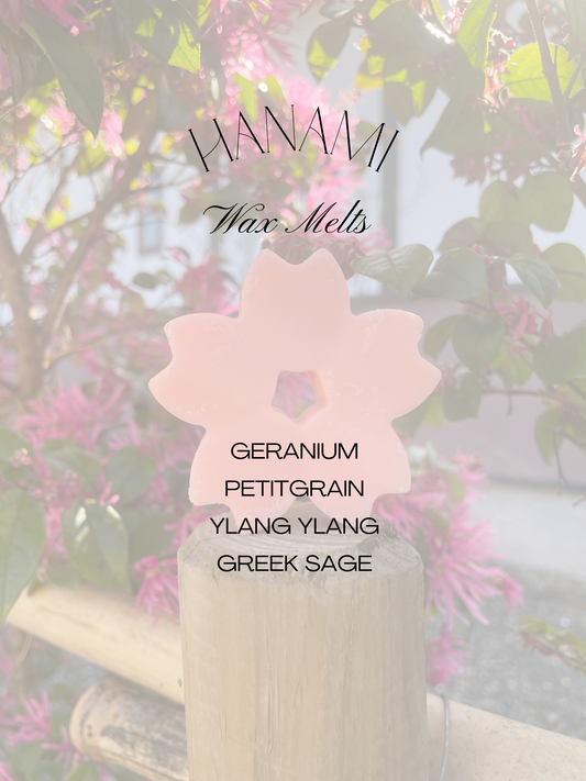 Hanami Wax Melts - Premium Wax Melt from PIQUE NIQUE - Discover natural formulations for bath and body at www.piqueniquesg.com.