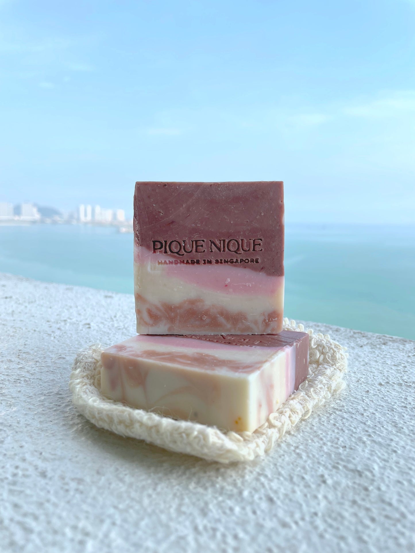 Rose Field Artisanal Soap Bar - Premium Soap from PIQUE NIQUE - Discover natural formulations for bath and body at www.piqueniquesg.com.