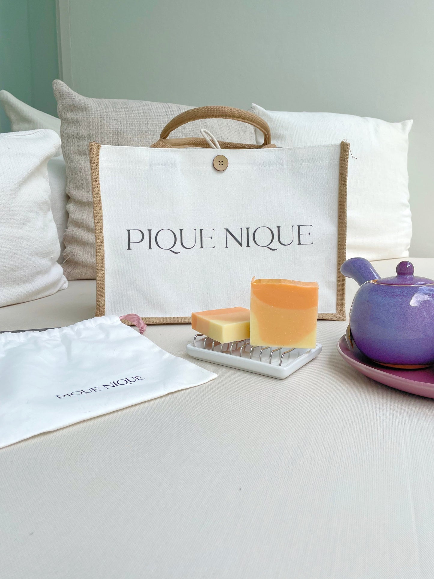 Relaxing Spa Artisanal Soap Bar - Premium Soap from PIQUE NIQUE - Discover natural formulations for bath and body at www.piqueniquesg.com.