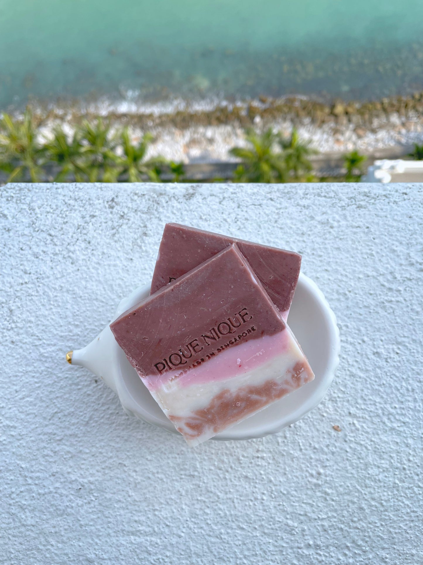 Rose Field Artisanal Soap Bar - Premium Soap from PIQUE NIQUE - Discover natural formulations for bath and body at www.piqueniquesg.com.