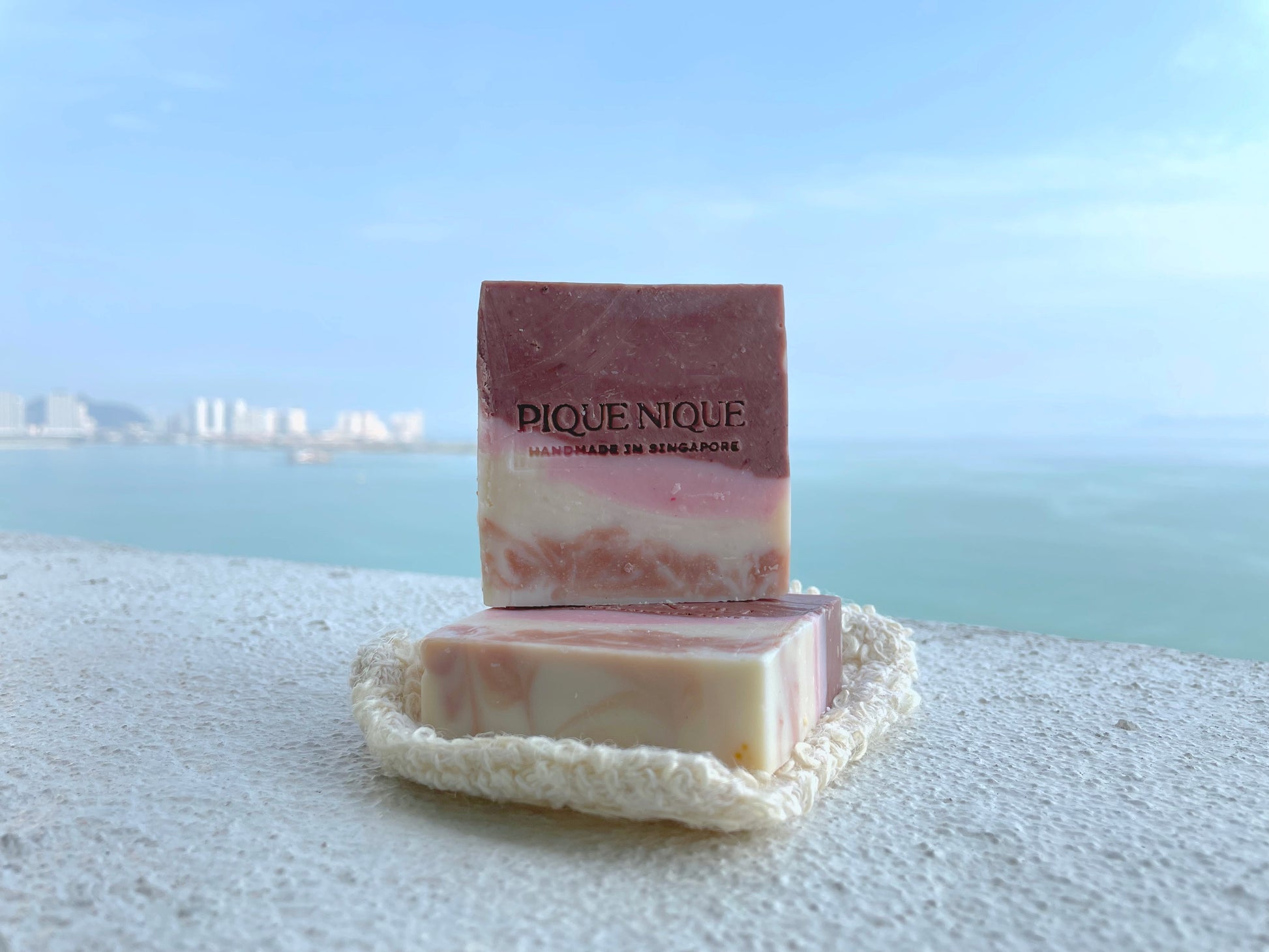 Rose Field Artisanal Soap Bar - Premium Soap from PIQUE NIQUE - Discover natural formulations for bath and body at www.piqueniquesg.com.